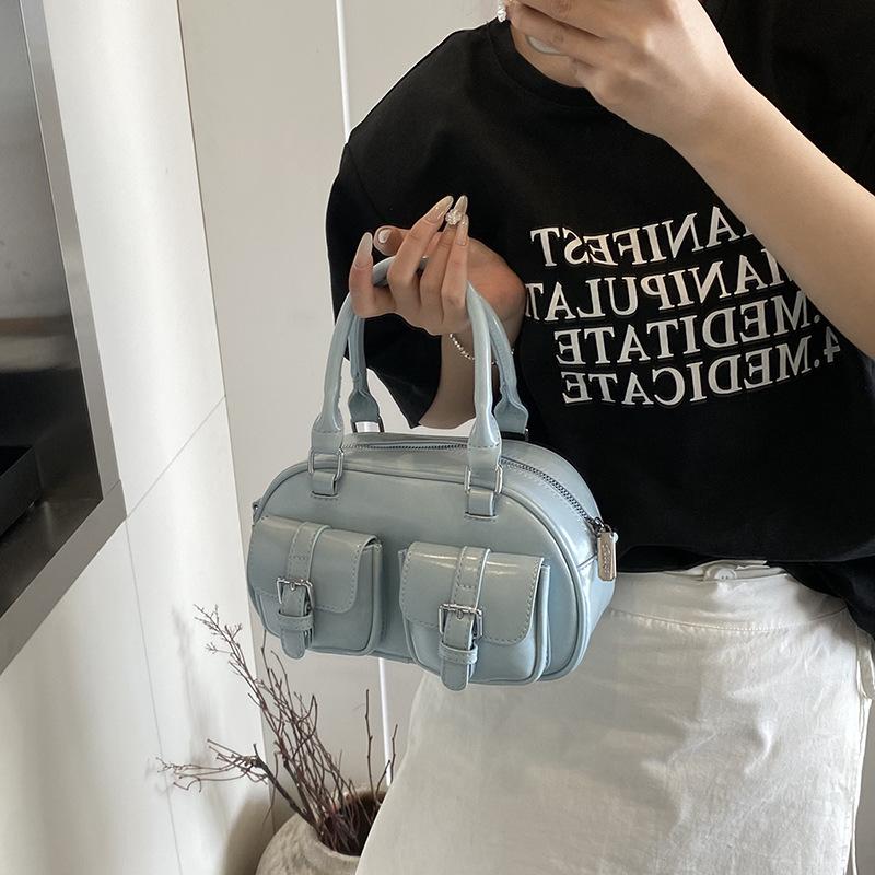 Premium Sense Niche Bag Women 2025 New Spring and Summer Fashion Casual Shoulder Messenger Bag Portable Bowling Bag