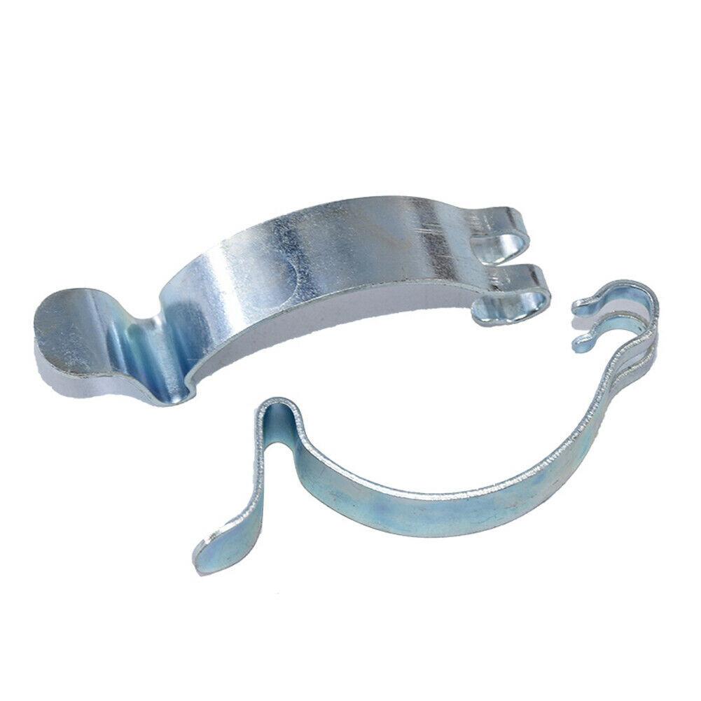 2pcs Car Air Filter Clips Cleaner Housing Safety Box Lid Spring Clips Silver Clamps Auto Accessories For Toyota