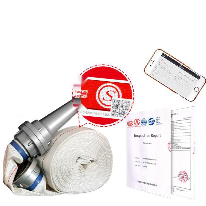 Пожарный рукав высокого давления 65 футов и соединитель для гидранта со взрывозащищенным водяным пистолетом, 20/25 м