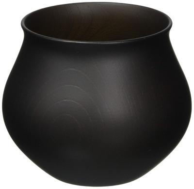 Деревянная миска в стиле Ясукиё, черная, CPB010BK