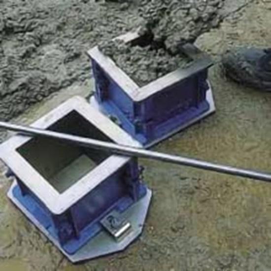 Форма для бетонных кубов из чугуна UTC Не ISI Идеальное литье Масляная поверхность для долговечности Тяжело упакована для полной безопасности при транспортировке