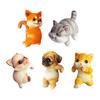 Animal Decorative Statue Mini Cat Dog Resin Ornament Compact Design Flower Pots Fish Tanks Aquariums Figure