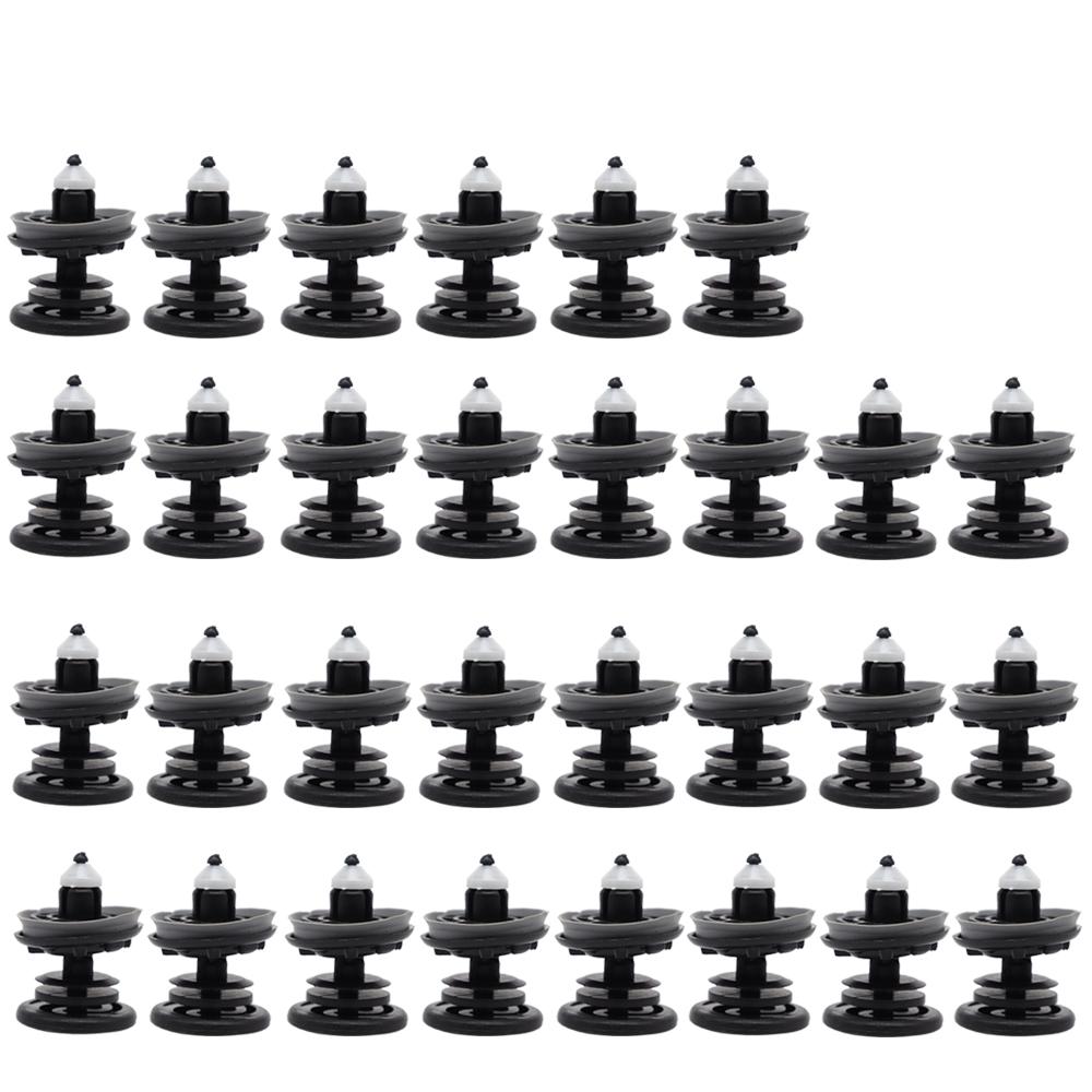 Для A1 8X A4 B8 A5 8T A6 A8 Q3 8U Q5 Q7 4L TT автомобильные дверные панели, зажимы для отделки карт, внутренние крепления, крепежные заклепки, аксессуары