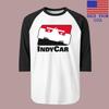 Мужская одежда Indy Car #039;s Футболка унисекс с рукавом реглан Черная Размер S2XL