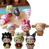 Очаровательный набор из 6 шт. Хелло Китти Куроми Sanrio Милые Куклы Аксессуары Для Коллекционеров