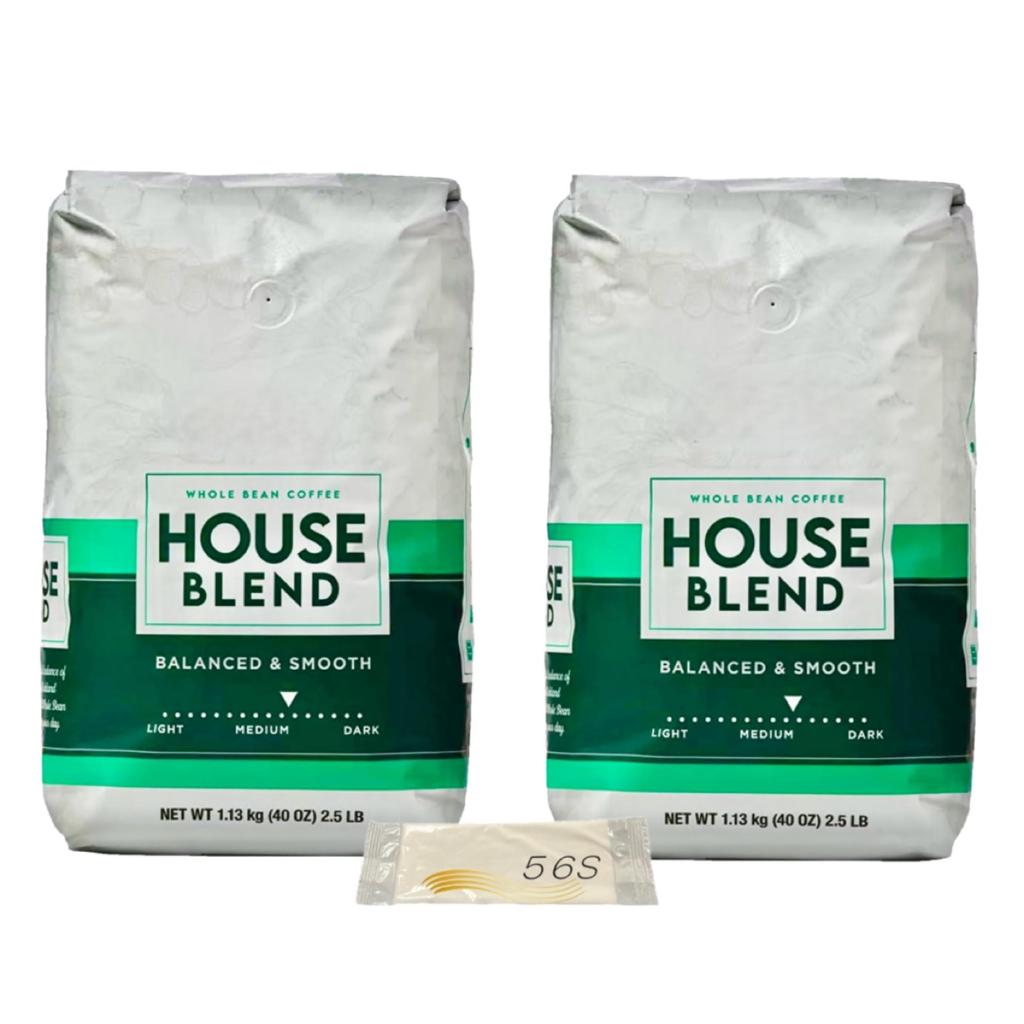 Кофейные зерна Costco Kirkland House Blend Coffee 1130 г, стандартный набор из 2 шт.