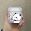 Забавные парные чехлы с мишками для Apple Airpods 4-го, 3-го, 2-го, 1-го, Pro, чехол для беспроводного Bluetooth-бокса Airpod, сумка-чехол