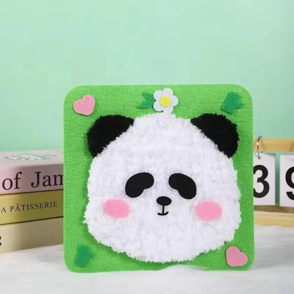 with Sticker Educational Children's Toy Cartoon Animal Felt Sewing Kit Beginners