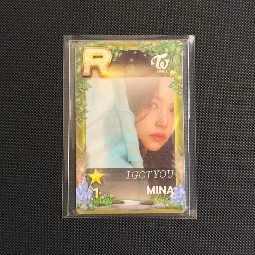 Used TWICE Mina I GOT YOU SSJYP Trading Card (Limited to 100 pieces)
