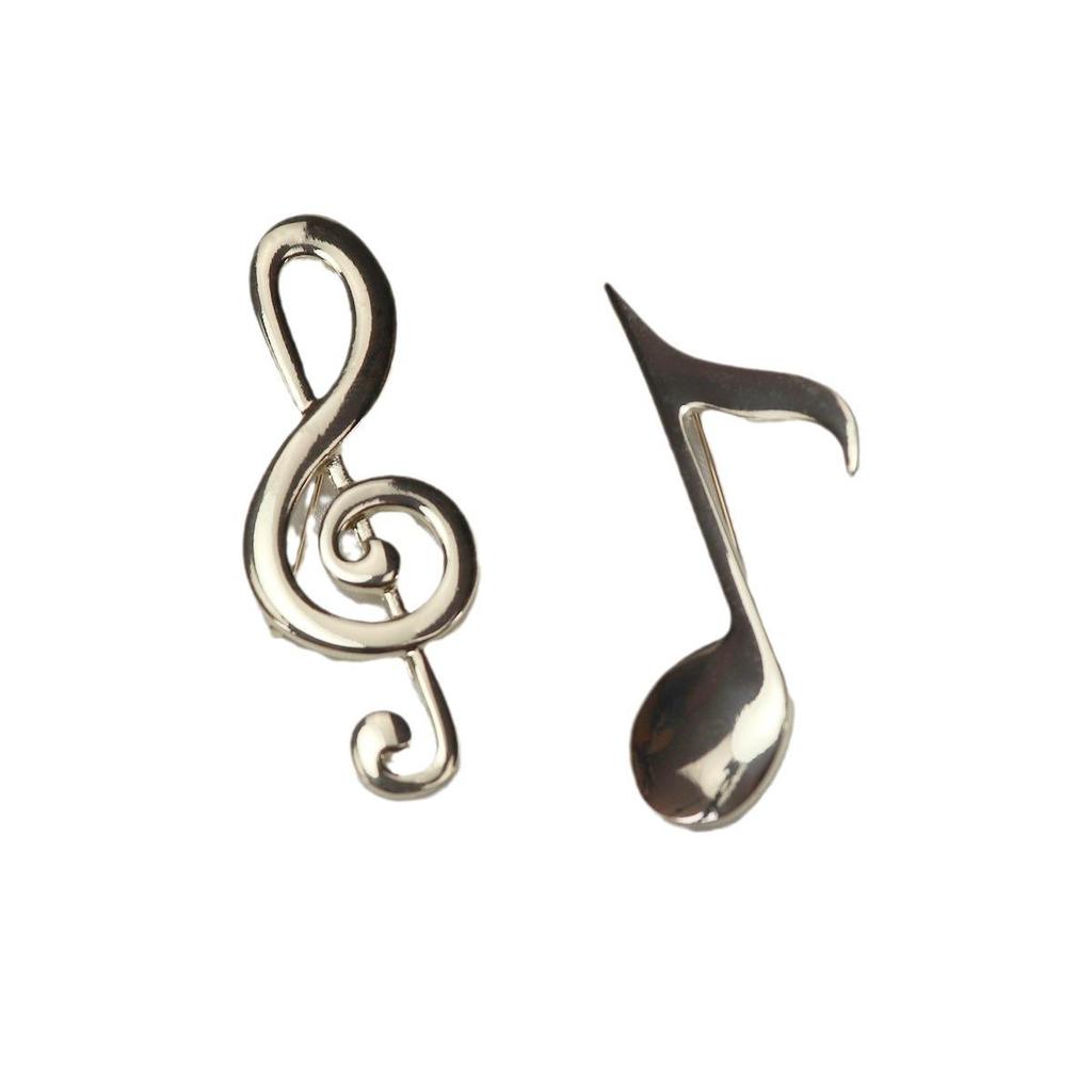 Брошь в виде музыкальной ноты - Модный аксессуар для студентов: Идеально для одежды, шляп или сумок