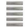 5Pcs Silver M8 Hex Coupling Nut Safe Practical Stainless Steel Coupling Nut Kit for Industrial Machine