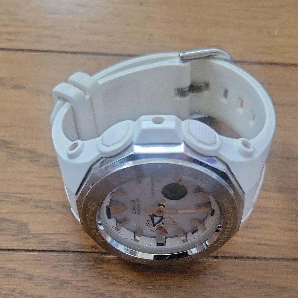 Б/у часы CASIO Baby-G BGA-225 Белые Ана-Цифровые с функцией графика приливов
