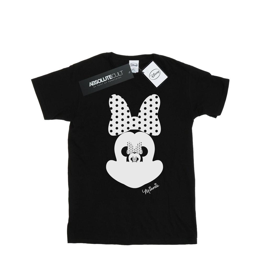 Disney Womens/Ladies Minnie Mouse Mirror Illusion Cotton Boyfriend T-Shirt