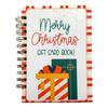 Spiral Bound Christmas Gift Card Book Multi-Page Hard Cover Holiday Gift Card Organizer Watercolor Style Surprises on Every Page
