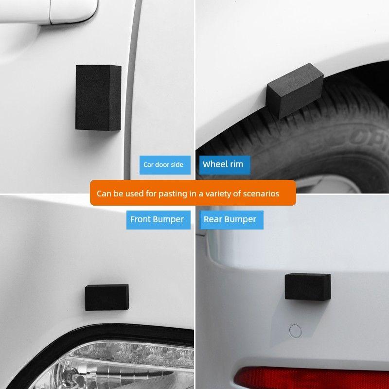 Car Anti-Collision Strips, Protective Stickers for Car Doors, Sponge Blocks, Thickened Door Edge Anti-Bump Foam Stickers, Rear Anti-Scratch Blocks