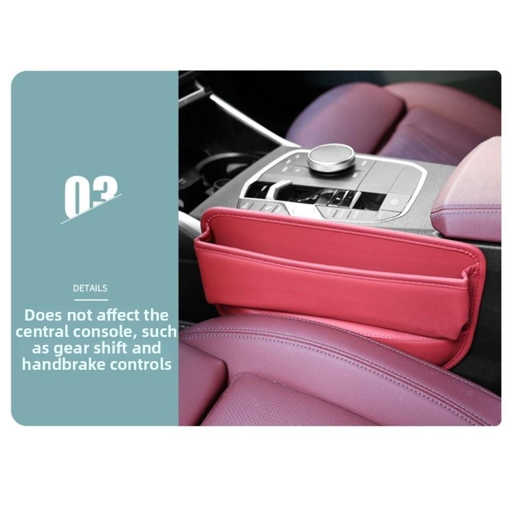 Universal Car Leather Storage Box Large Capacity Car Interior Storage Pocket Auto Accessories