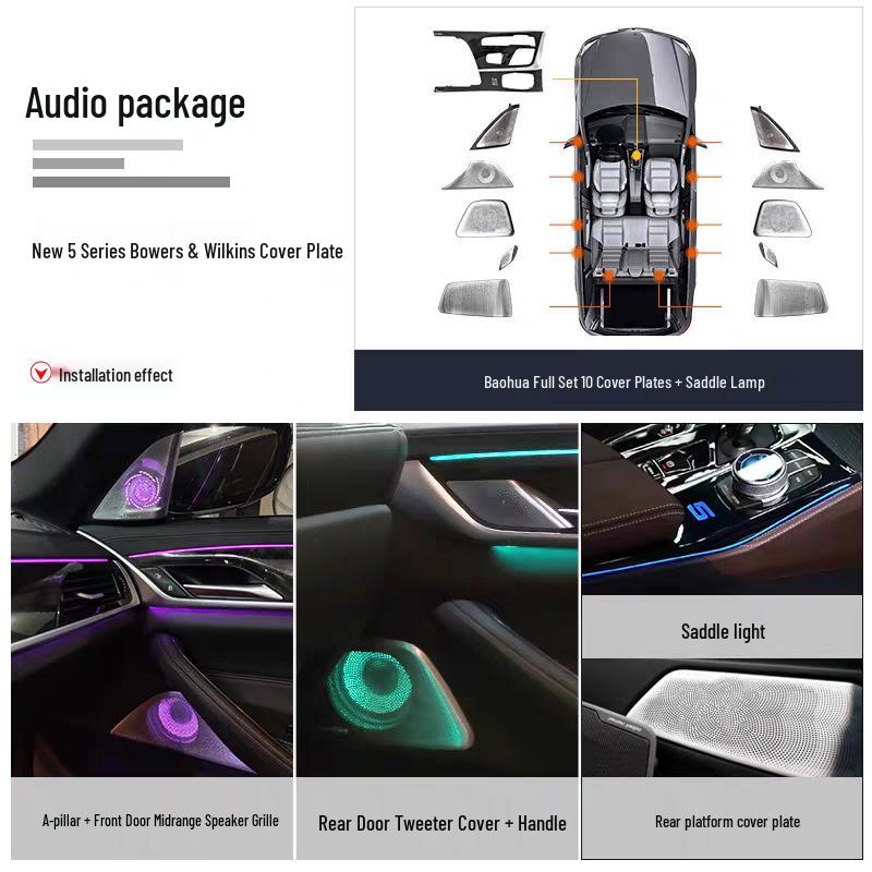 BMW Bowers & Wilkins Твитер Динамик Стойка A Световая Крышка Обновление