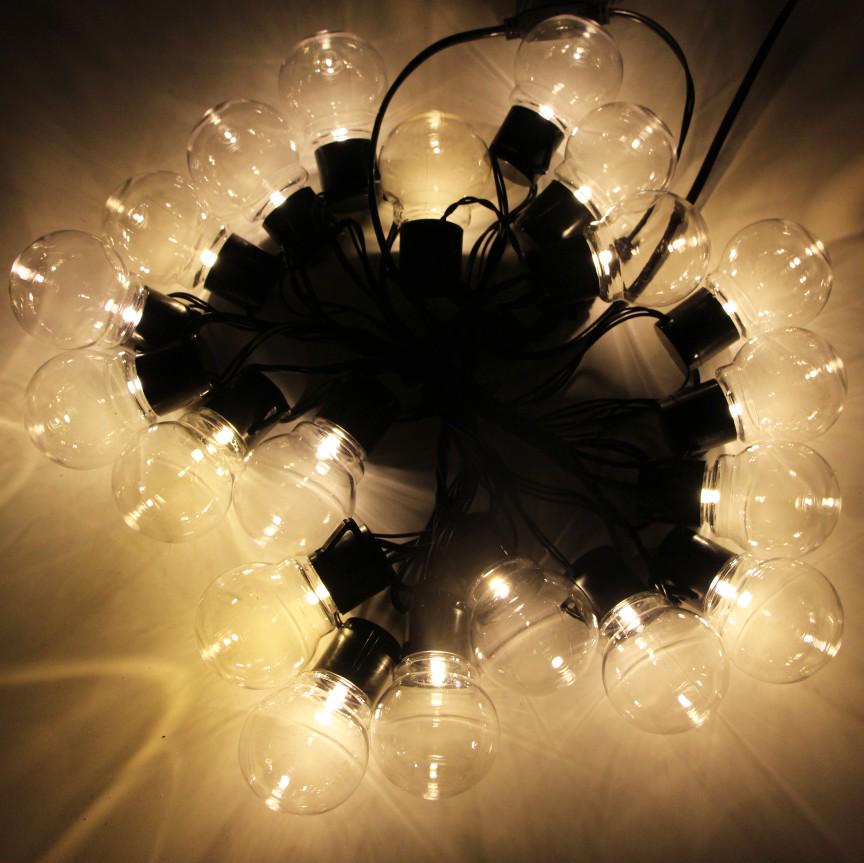 6m/11m Led Globe String Light Christmas Garland Outdoor Home Led Festoon Bulb Fairy Light for Party Garden Patio Decoration