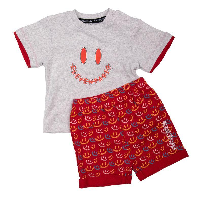 Комплект из шорт и футболки с принтом Ребенок, Малыш ELEVEN PARIS