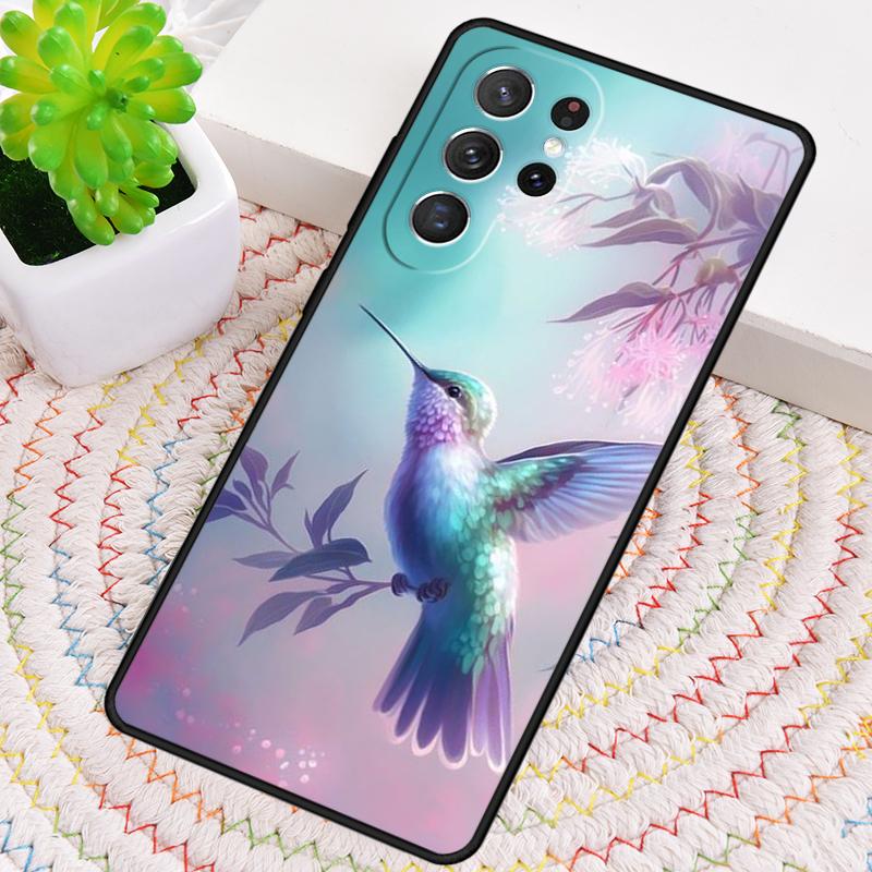 Милые птицы колибри мягкий силиконовый чехол для телефона для Samsung Galaxy note 10 pro S26 S25 S24 S23 S22 S21 Plus Ultra Capa Cover
