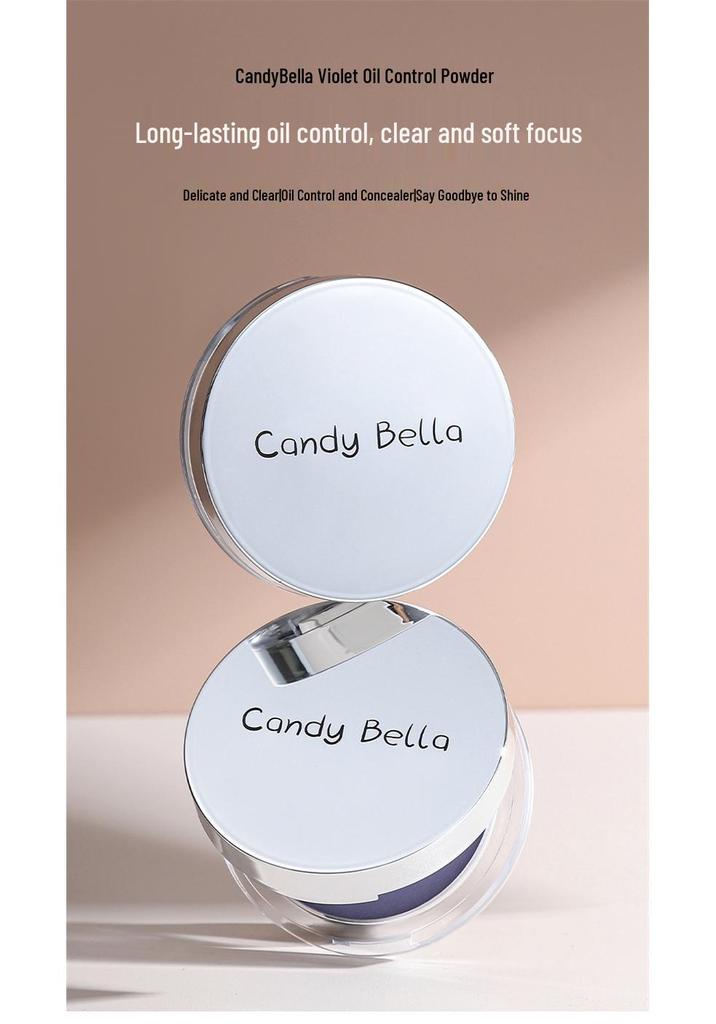 Candy Bella Матирующая пудра для фиксации макияжа - Легкая, Нежная для кожи, Стойкий натуральный макияж