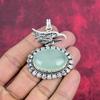 Украшения ручной работы из драгоценных камней Aqua Chalcedony, кулон из стерлингового серебра 925 пробы, уникальный дизайн, для женщин