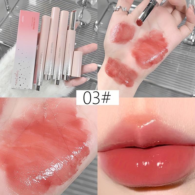 Увлажняющий блеск для губ с мелкими блестками для стеклянных губ – идеально подходит для осеннего и зимнего макияжа