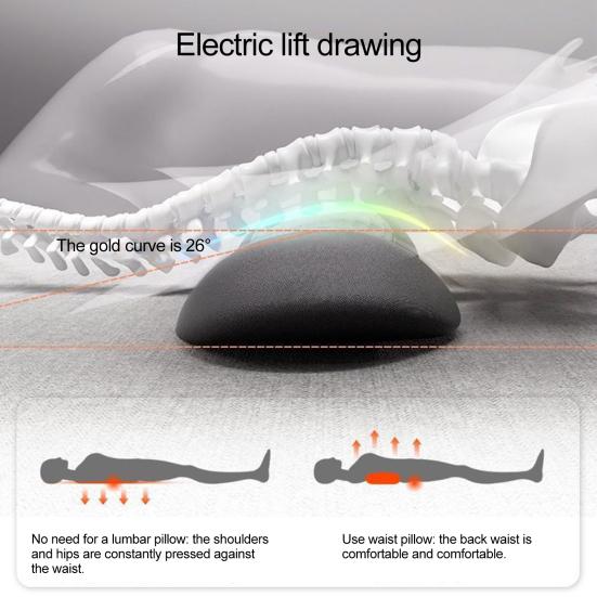 Lumbar Support Pillow Deep Tissue Massager with Heating & Vibration Memory