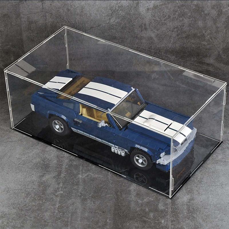 Transparent Acrylic Display Case Storage Box Cube Assemble Dustproof Showcase for Collectibles Action Figures Toys Desktop Storage