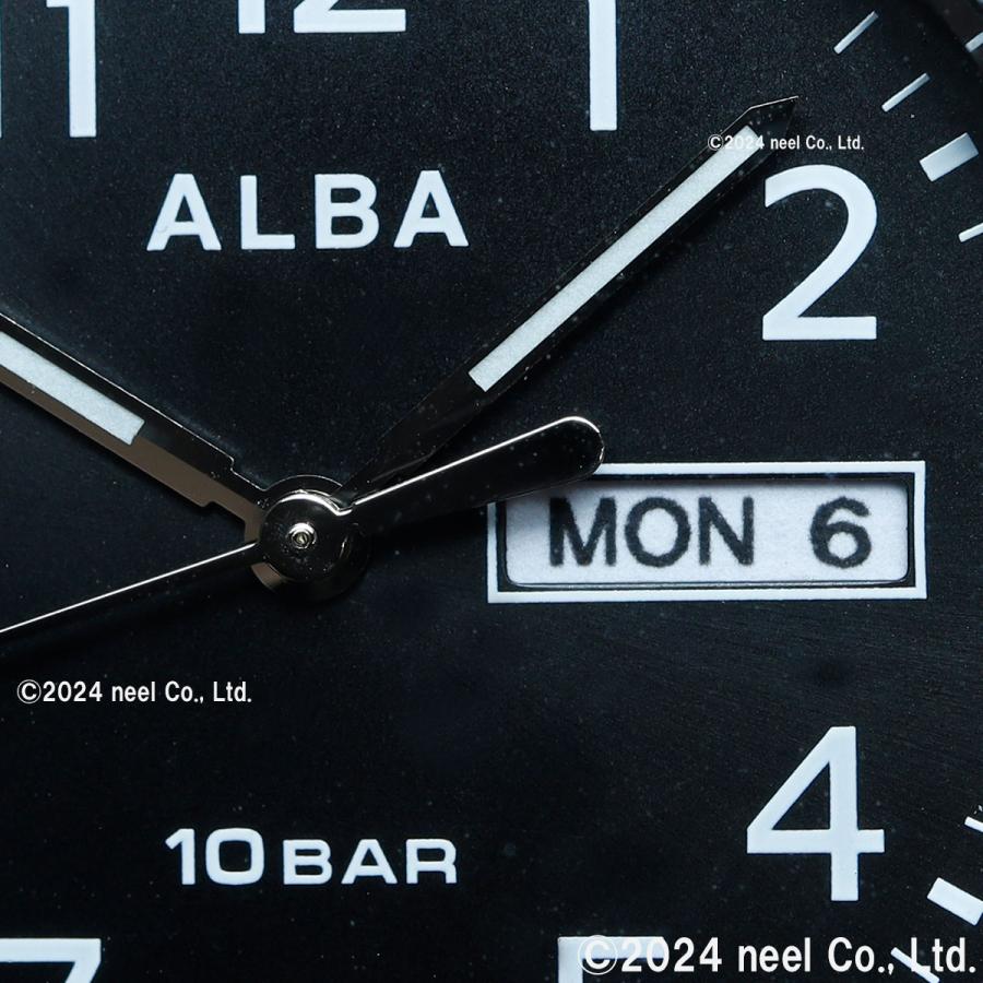 Мужские спортивные часы Seiko ALBA AQPJ411, Легкий титановый корпус, Водонепроницаемость 10 Бар, Люминесцентный циферблат, Прочный нейлоновый ремешок, Оригинал Япония