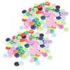 200pcs Sewing Buttons NonFading MultiColored Durable Clothing Accessories for Household(16L=10.0 MM