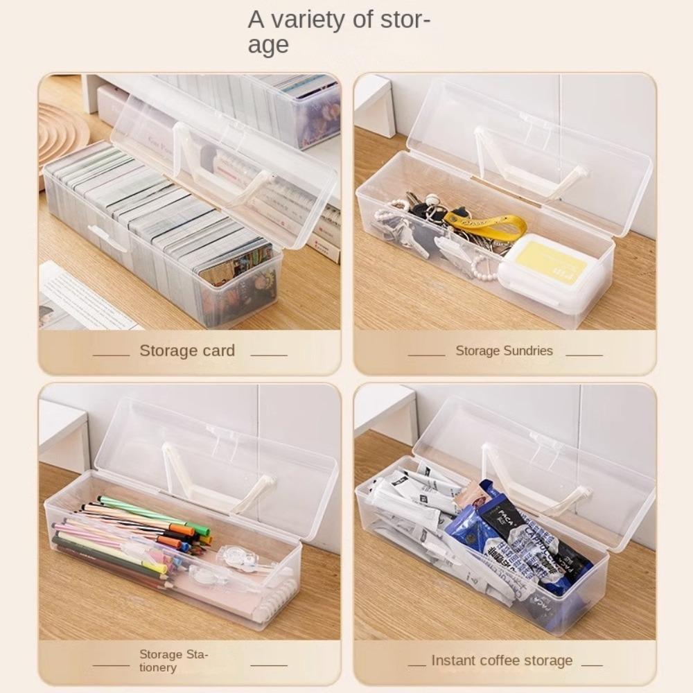 Большая вместительная коробка для хранения карточек «Звезды футбола», пластиковый органайзер для игровых карт