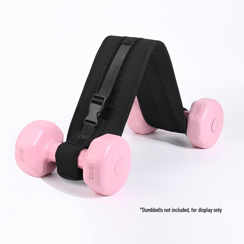 Weighted Leather Belt for Weightlifting, Dumbbell & Barbell Training, Glute Bridge, and Hip Thrust Assistance