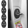 2/4PCS Silicone Car Door Lock Buckle Latches Cover Anti-collision Protection Cover For Skoda Rapid Octavia Superb Fabia Rapid usbn43