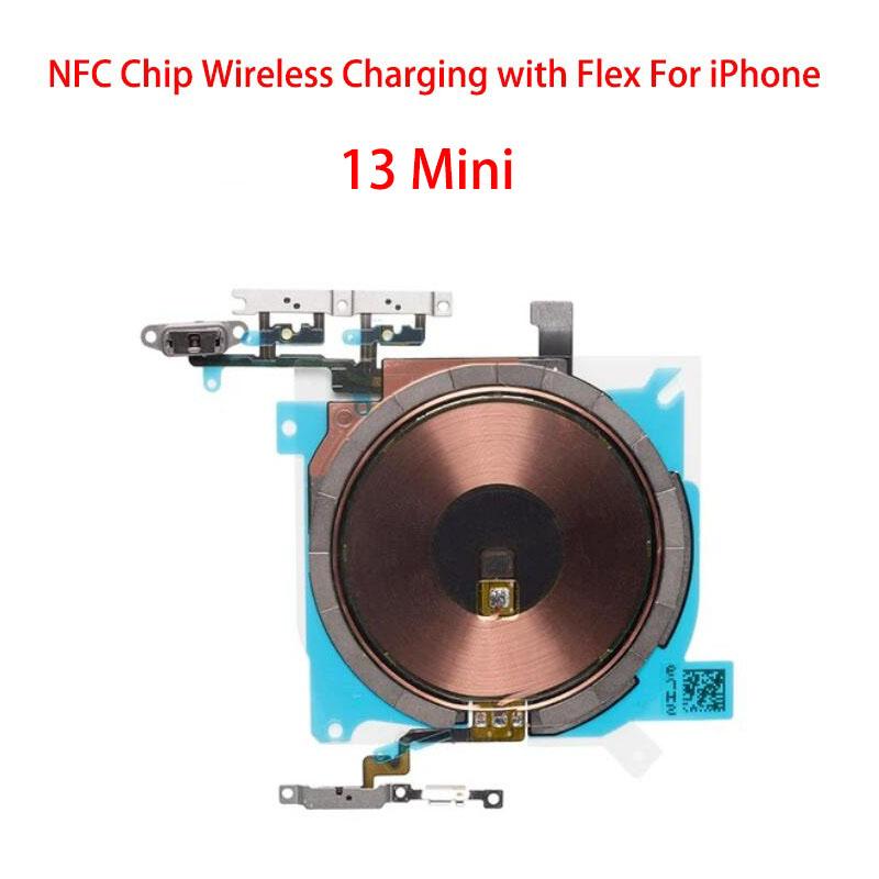 Wireless Charging Chip Coil NFC With Volume Flex For iPhone 11 Pro Max 12 13 14 X XS XR Charger Panel Sticker