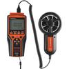 Split Handheld Anemometer, 14℉-140℉, Digital Wind Speed CFM Meter Gauge with LED Backlight Screen, Measures Wind Velocity Wind Temperature Air Flow
