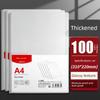 Folder 10/20/100 Single-Page File Single-Piece A4 Single-Page Folder Examination Paper Interlayer Student Transparent Frosted File Bag A4 Insert Bag