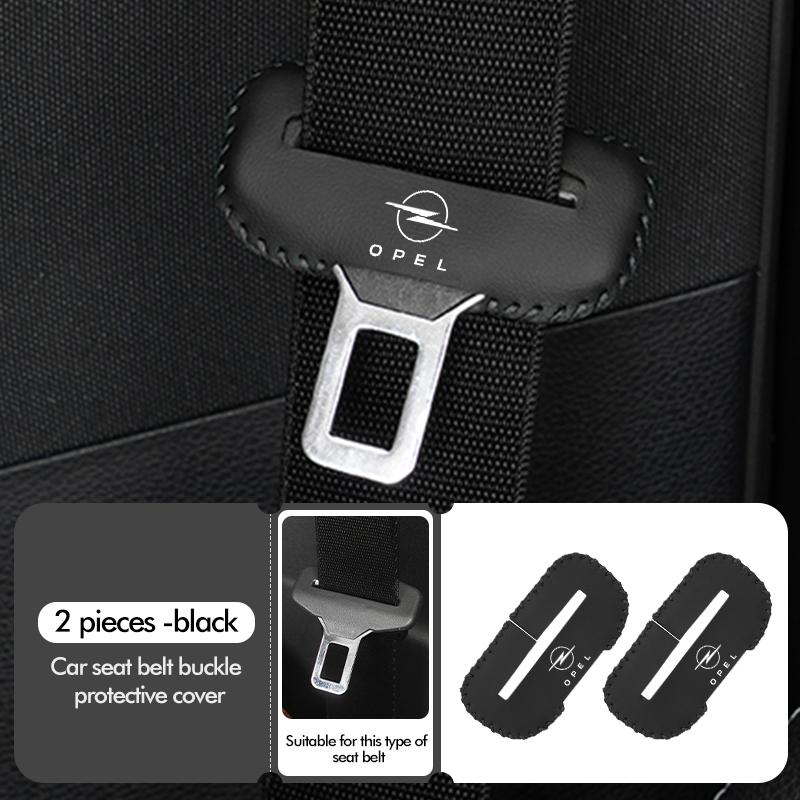 AAAYS1 For Opel Car Safety Seatbelt Anti-Scratch Buckle Plug Cover Seat Belt Clip Protection Accessories Corsa D Astra G H J K F Mokka