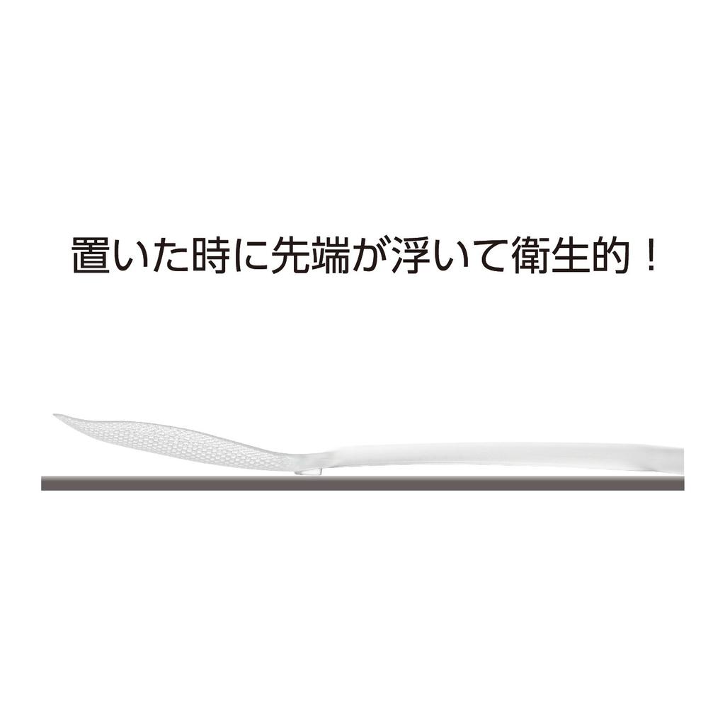 Akebono Sangyo Рис Сделано в Один инструмент для сервировки и Можно использовать для жарки Двойная лопатка Плавающий наконечник для Ложка для риса Широкая белая лопатка, Прозрачный,