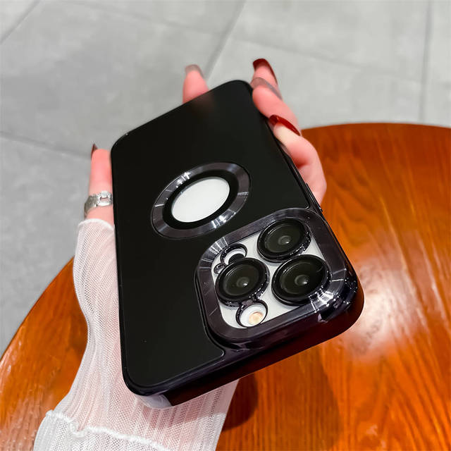 Противоударный чехол для телефона с защитным покрытием для линз для Iphone 14 13 12 11 Pro Max 14 Plus 11, бампер с отверстием для логотипа, задняя крышка для деловых девушек