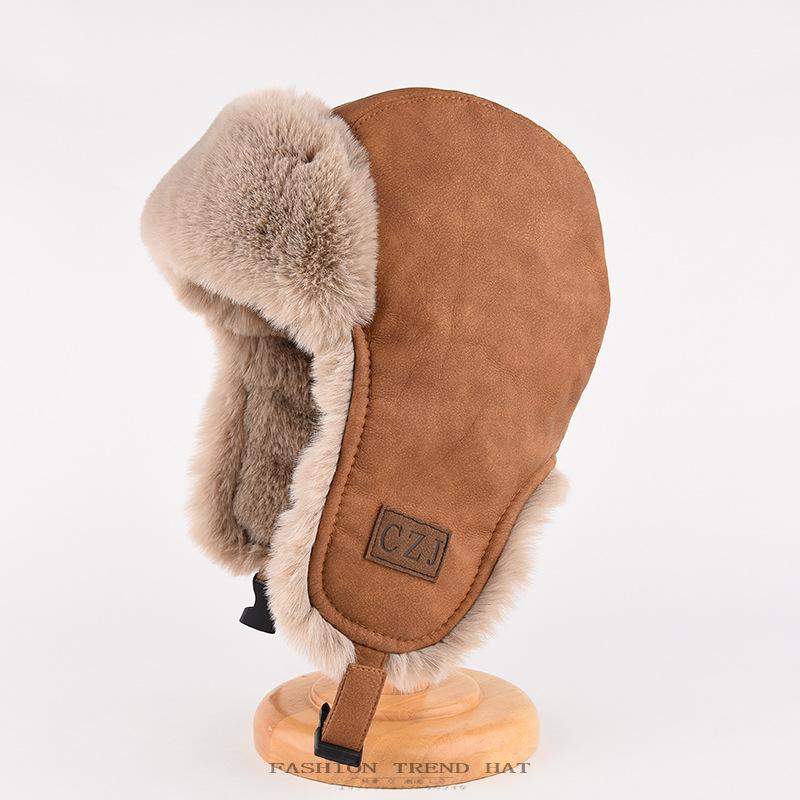 Шапки мужские и женские осенне-зимние шапки, флисовые утепленные теплые шапки-авиаторы, уличные ветрозащитные меховые шапки-ушанки