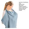Women Breastfeeding Cover Up with 2 Pockets Adjustable Straps Breathable Nursing Cloak Breast Feeding Shawl