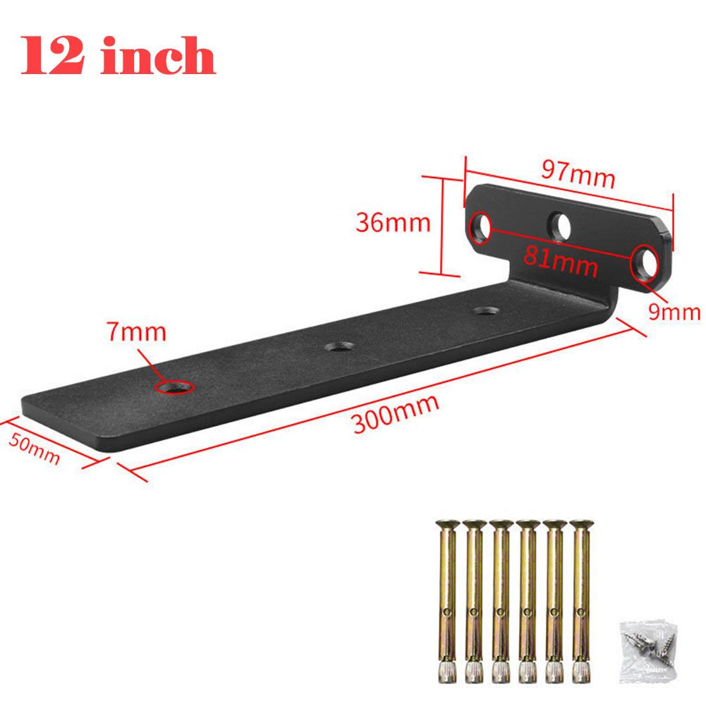 1PC Shelf Bracket 4/6/8/10/12 Inch Black Heavy Shelf