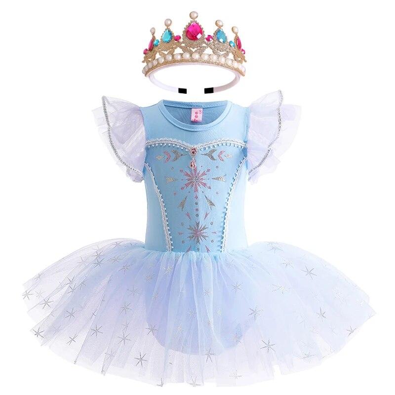 Нарядное праздничное платье принцессы для балета и танцев для детей, танцевальная пышная фатиновая юбка-пачка, костюм для Хэллоуина, сценический костюм