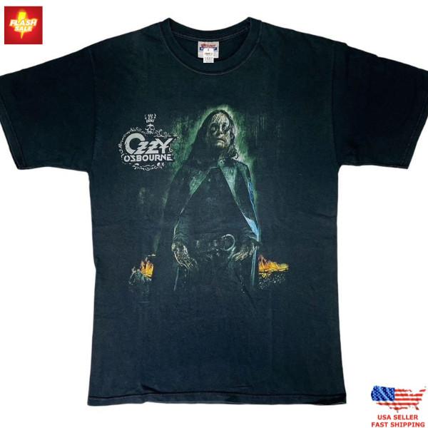 Ozzy Osbourne Vintage T-Shirt Rock Band Unisex Metal Tee Retro Concert Top Unisex T-Shirt