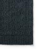MMIC Cashmere Crochet Cardigan (Charcoal)