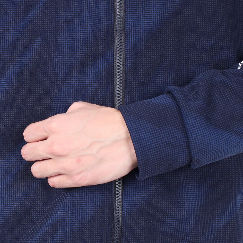 Descente СОЛНЦЕЗАЩИТНЫЙ СВИТШОТ С ГРАФИЧНЫМ ПРИНТОМ ПО ВСЕЙ ПОВЕРХНОСТИ Толстовка на молнии с капюшоном Охлаждающая функция Эластичный трикотаж [Move Sports] Свитшот/Кросс Мужской NV00(ST5SJG10M)