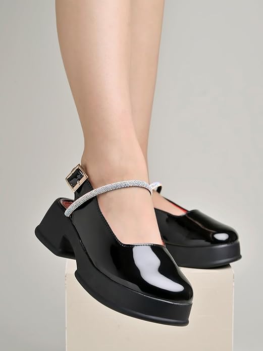 Shoetopia Женские Стильные Удобные Каблуки Легкая Амортизирующая Подошва | Повседневные и Вечерние Сандалии для Женщин Туфли-Лодочки