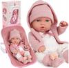 Кукла Kinderplay Малыш 30см с переноской кресло-качалка и одежда