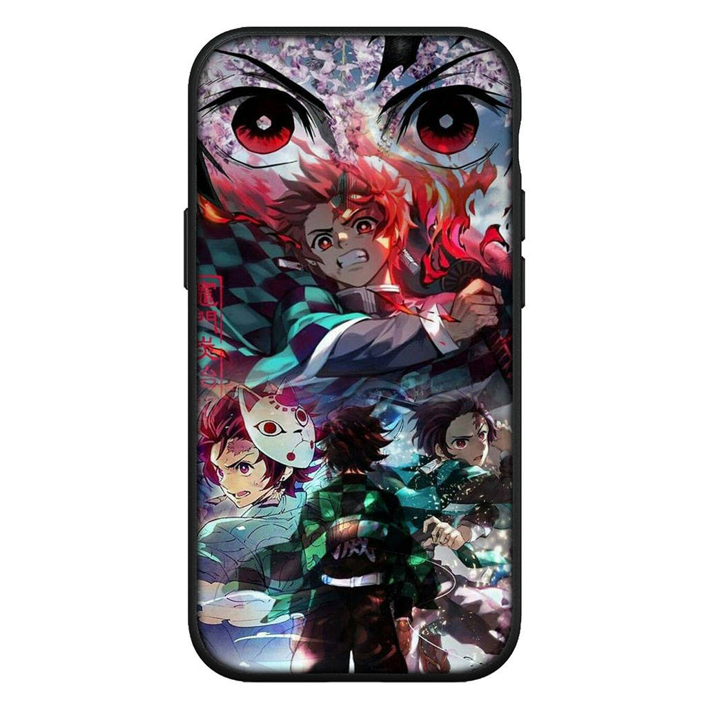 For Samsung Galaxy S24 S23 iPhone 16 15 14 Xiaomi Redmi Note 13 12 11 8 Plus 9 Pro Max X XR Phone Case Kamado Tanjirou Demon Slayer Kamado OPPO Huawei